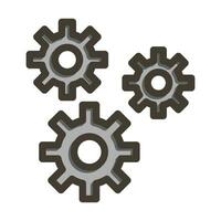 Automation Vector Thick Line Filled Colors Icon For Personal And Commercial Use.