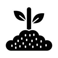 Seedlings Vector Glyph Icon For Personal And Commercial Use.