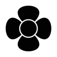 Flower Vector Glyph Icon For Personal And Commercial Use.