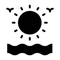 Sun Vector Glyph Icon For Personal And Commercial Use.