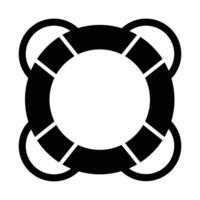 Life Saver Vector Glyph Icon For Personal And Commercial Use.