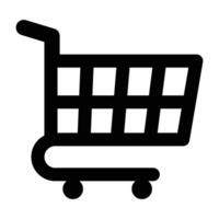 Trolley Vector Glyph Icon For Personal And Commercial Use.