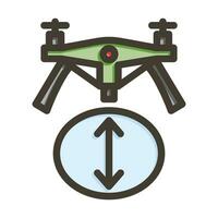 Height Vector Thick Line Filled Colors Icon For Personal And Commercial Use.