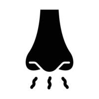 Inhale Vector Glyph Icon For Personal And Commercial Use.