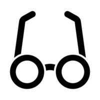 Glasses Vector Glyph Icon For Personal And Commercial Use.
