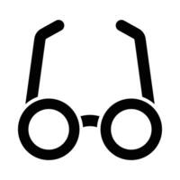 Glasses Vector Glyph Icon For Personal And Commercial Use.