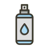 Spray Vector Thick Line Filled Colors Icon For Personal And Commercial Use.