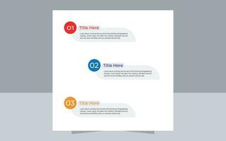 business infographic template design 3 steps flowchart vector template