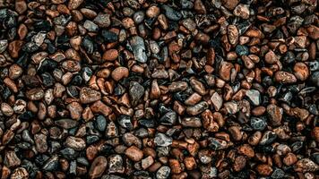 Gritty Texture of Gravel and Stones photo