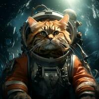 The cuteness of cats that will make them rule the world, Ai Generated photo