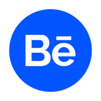 behance ícone. behance social meios de comunicação logotipo. behance conjunto do social meios de comunicação logotipo. png