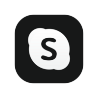 Skype icon. Skype social media logo. png