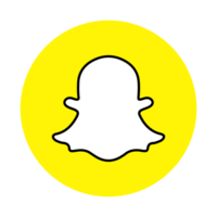 snapchat ikon. snapchat social media logotyp. png