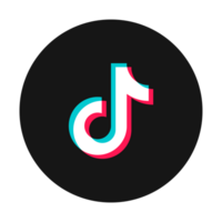 Tik Tok logo. Tik Tok aplicación social medios de comunicación iconos png