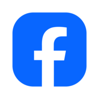 facebook pictogrammen. facebook logo. facebook vlak pictogrammen. png