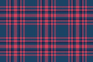 Fabric pattern check of plaid vector seamless with a background textile tartan texture.