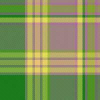 Fabric texture seamless of pattern vector textile with a tartan check plaid background.