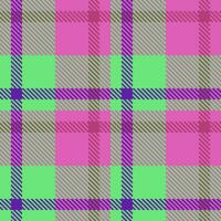 Check plaid fabric of textile texture vector with a background tartan seamless pattern.