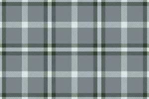 Plaid background, check seamless pattern in black white. Vector fabric texture for textile print, wrapping paper, gift card or wallpaper.