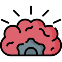 lluvia de ideas icono diseño png