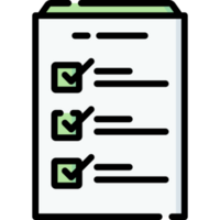 checklista ikon design png
