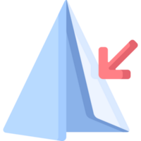 origami icono diseño png