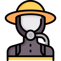 diseño de icono de bombero png