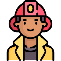 diseño de icono de bombero png