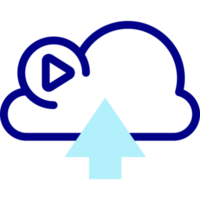 design de ícone de computação em nuvem png
