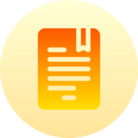 diseño de icono de libro electrónico png