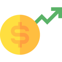 increase icon design png