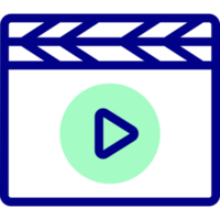 clapperboard icon design png