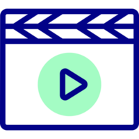 Filmklapper icoon ontwerp png