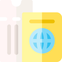 diseño de icono de pasaporte png