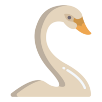 desenho de ícone de cisne png