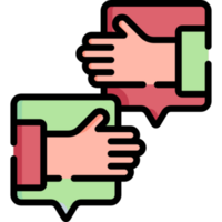 social engagement icon design png