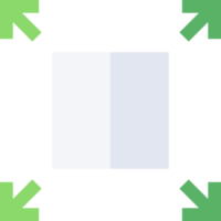 resize icon design png