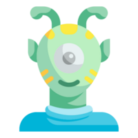 diseño de icono alienígena png