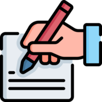 writing icon design png