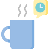 koffie tijd icoon ontwerp png