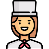 diseño de icono de chef png