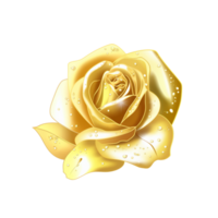 Gold Blume Nein Hintergrund png