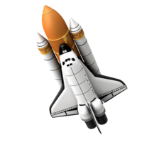 Rocket 3d no background png