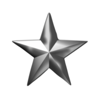 Silber Star Nein Hintergrund png