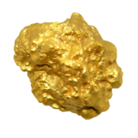Gold nugget no background png