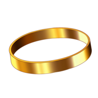 Gold ring no background png