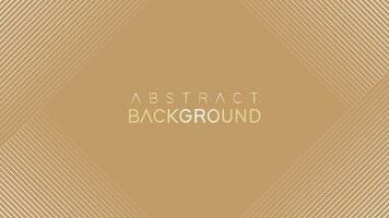 Premium golden background design with abstract stripes line vector