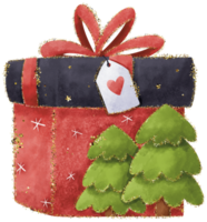 Cute Christmas Gift Illustration png
