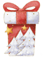 Cute Christmas Gift Illustration png