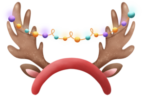 Christmas Reindeer Antler png